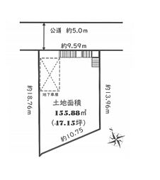 土地　平塚市岡崎