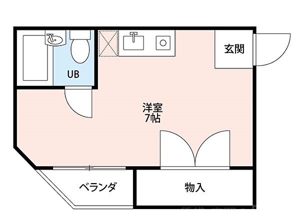 平池マンション ｜大阪府寝屋川市平池町(賃貸マンション1R・3階・17.00㎡)の写真 その2