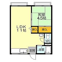 コーポ松本 202 ｜ 鳥取県米子市河崎（賃貸アパート1LDK・2階・30.48㎡） その2