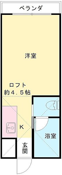 ホワイトウイング鈴木 201｜東京都多摩市関戸３丁目(賃貸アパート1K・2階・17.35㎡)の写真 その2