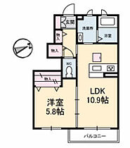 シャーメゾンTOKIWA 103 ｜ 山口県宇部市大字西岐波4478-1（賃貸アパート1LDK・1階・42.49㎡） その2