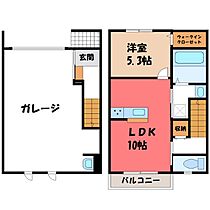 栃木県宇都宮市東浦町（賃貸アパート1LDK・2階・72.81㎡） その2