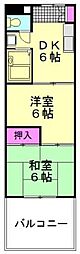 間取図画像 2DK