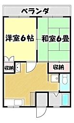 間取図画像 2DK