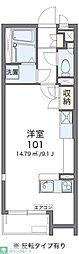 ミランダ城山 ワンルームの間取図画像