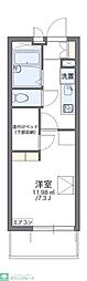 レオパレストルワジエーム 1Kの間取図画像