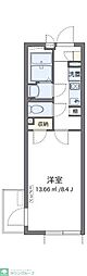 クレイノ葵芳1号館 1Kの間取図画像