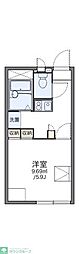 レオパレスみずほセカンド 1Kの間取図画像