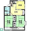 三芳セントラルマンション3階6.5万円