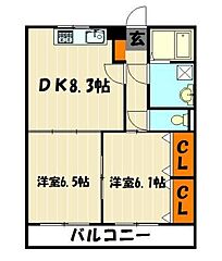 物件の間取り