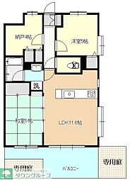 ライオンズマンション川越南古谷第2 2SLDKの間取図画像