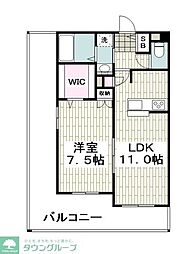 Maisondeespoir 1LDKの間取図画像