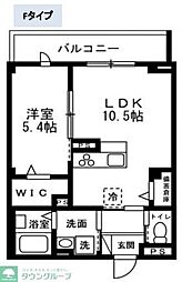 ディアコートあざみ野 1LDKの間取図画像