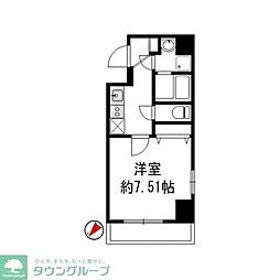 PaulowniaValleytake4西横浜 1Kの間取図画像