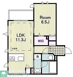 仮)本町1丁目メゾン 1LDKの間取図画像