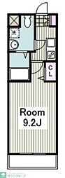 アートスペース横浜C 1Kの間取図画像