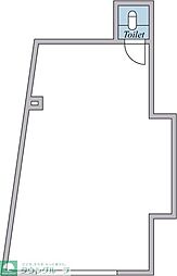 ユーコート横浜反町 ワンルームの間取図画像