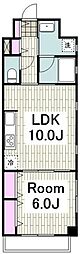 N-flats横浜関内 1LDKの間取図画像