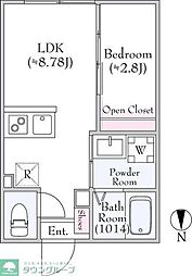 間取図画像 1LDK