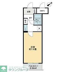 ライオンズマンション東村山第3 1Kの間取図画像