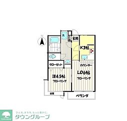 ラベルメゾン 1LDKの間取図画像