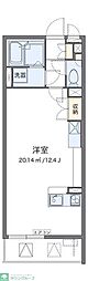LEONEXTラベンダー ワンルームの間取図画像