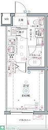 クレヴィスタ井荻 1Kの間取図画像