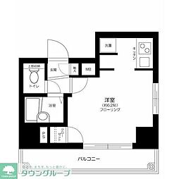 プレール・ドゥーク高円寺 ワンルームの間取図画像