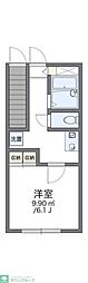 レオパレスSENGEN 1Kの間取図画像