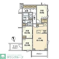 物件の間取り
