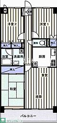 グランデール武蔵野 3LDKの間取図画像