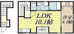 ヴェルジュ阿佐ヶ谷 1LDKの間取図画像