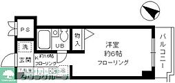 チェリーコート武蔵小金井 1Kの間取図画像