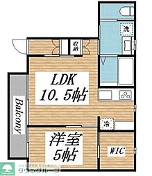 間取図画像 1LDK
