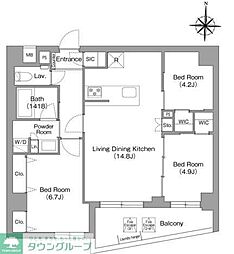 間取図画像 3LDK