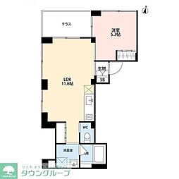 砧4丁目プロジェクト 1LDKの間取図画像
