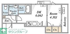 物件の間取り