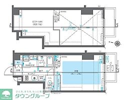 ZOOM神宮前 1Kの間取図画像