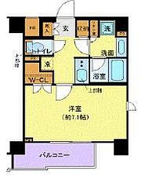 ガリシア用賀 1Kの間取図画像