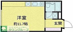 Magnoliaコート ワンルームの間取図画像
