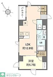 DiForestaKosugi 1LDKの間取図画像