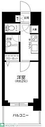 パレステュディオ渋谷ウエスト 1Kの間取図画像