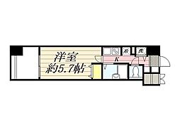 HF南麻布レジデンス 1Kの間取図画像