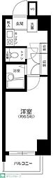メインステージ西麻布 1Kの間取図画像