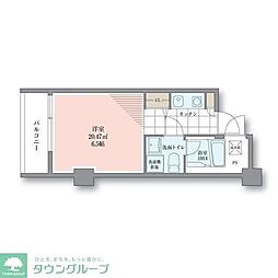 ホテル&レジデンス六本木 1Kの間取図画像
