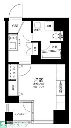 ブライズ三軒茶屋 1Kの間取図画像