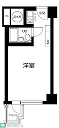 サンモール道玄坂 ワンルームの間取図画像