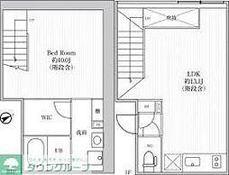 LEGALAND中目黒 1LDKの間取図画像