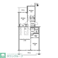 物件の間取り