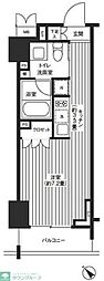 レジディア渋谷 ワンルームの間取図画像